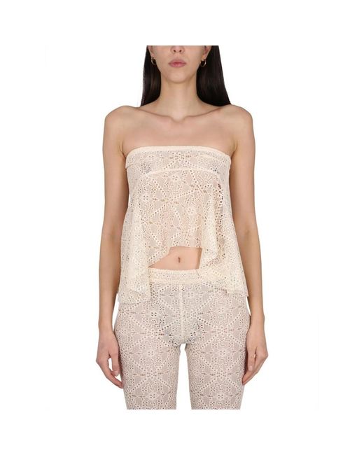 Sleeveless Tops DSquared² de color Natural