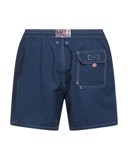 Mc2 Saint Barth Blue Beachwear for men