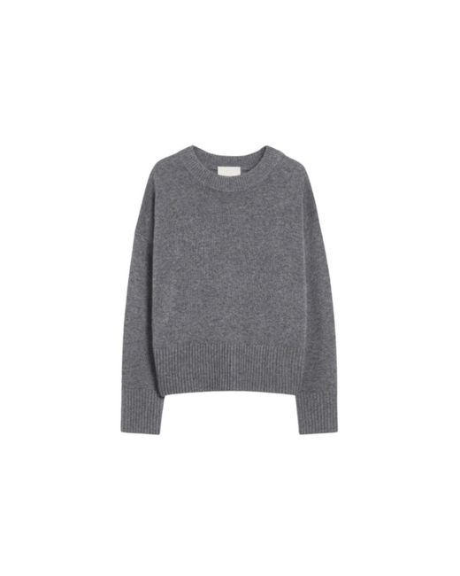 iBlues Gray Round-Neck Knitwear