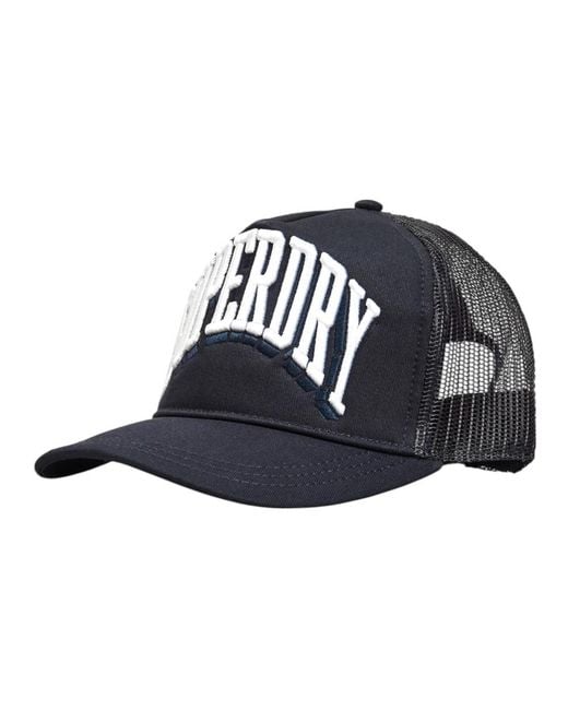 Superdry Black Caps for men