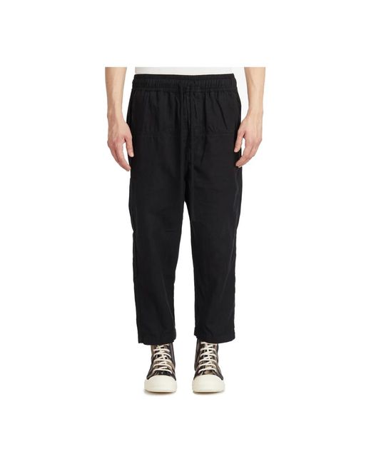 Straight Trousers di Thom Krom in Black da Uomo