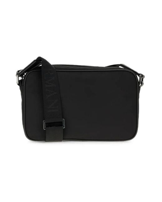 Emporio Armani Black Cross Body Bags for men