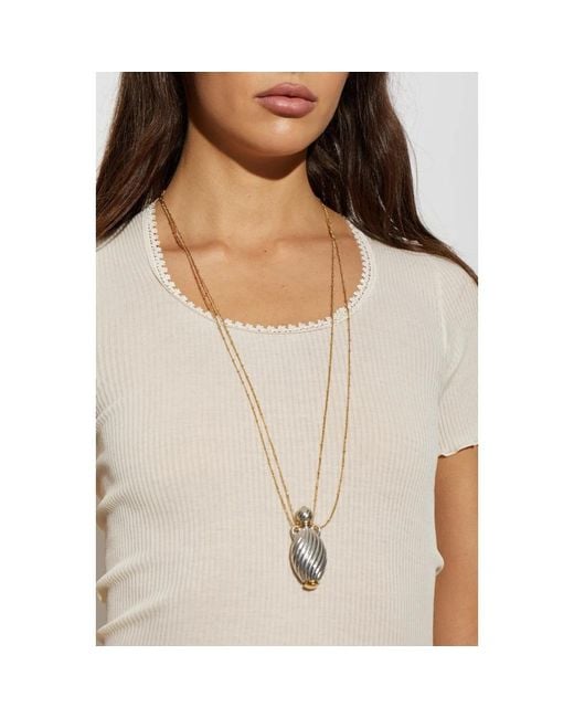 Necklaces Chloé de color Metallic