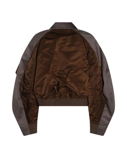 Sacai Brown Jackets _Ny