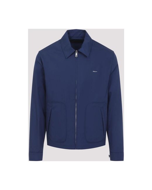 Light Jackets Prada de hombre de color Blue