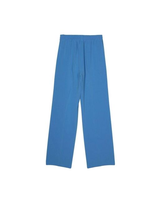 Alberto Biani Blue Kornblumenblaue weite hose