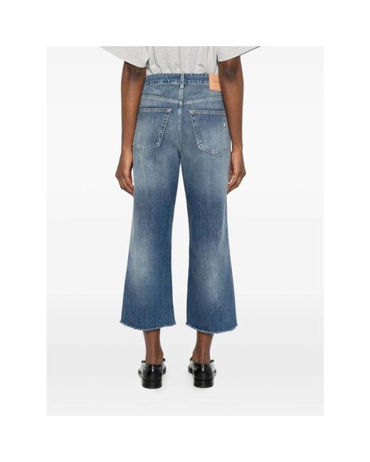 Dondup Blue Cropped Jeans