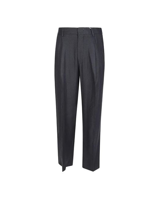 NN07 Gray Straight Trousers for men