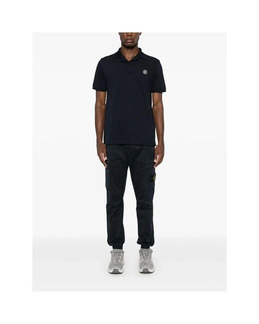 Polo classica in vari colori di Stone Island in Black da Uomo