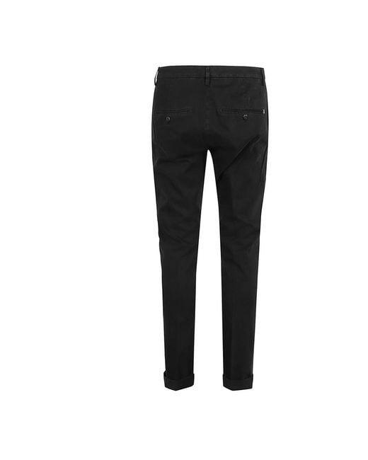 Dondup Black Chinos for men