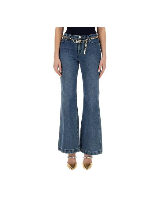 Flared Jeans Michael Kors de color Blue