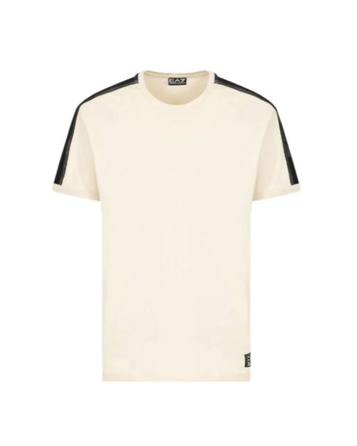 T-Shirts di EA7 in Natural da Uomo