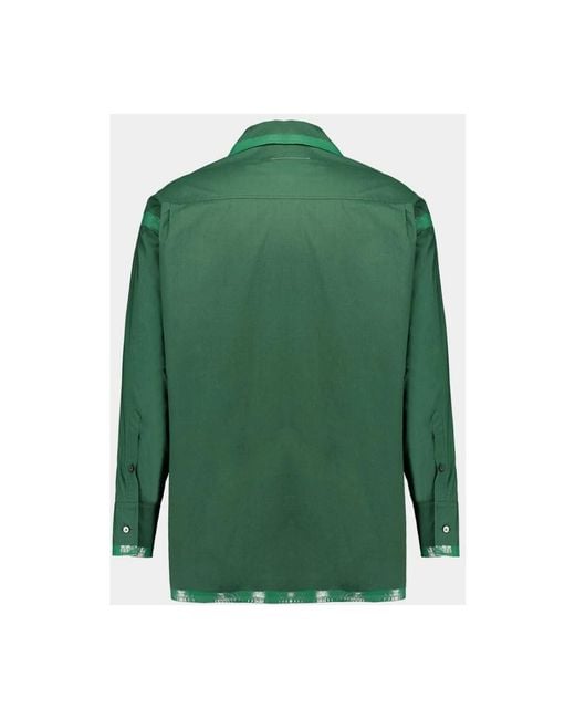 MM6 by Maison Margiela Green Casual Shirts for men