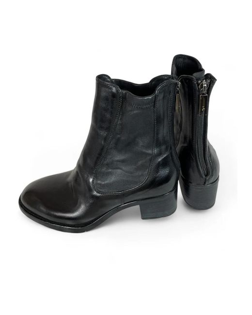 LEMARGO Black Heeled Boots
