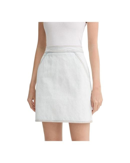 Bally Denim Mini Rok in het White