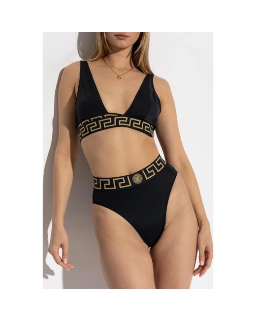 Versace Black Bikinis