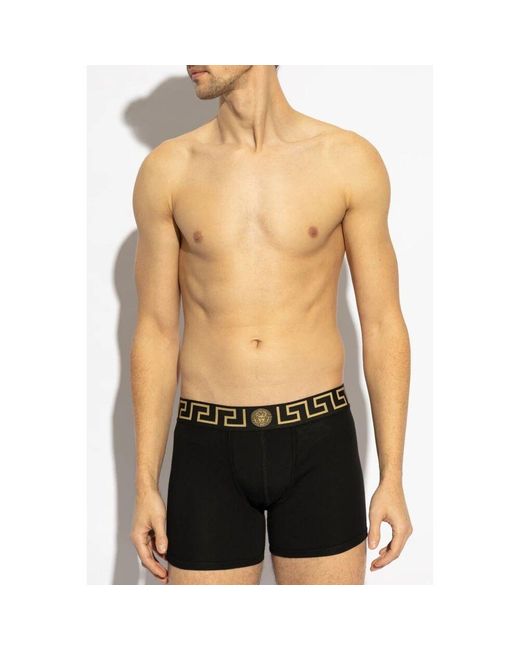 Bottoms Versace de hombre de color Black