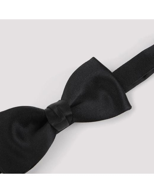Saint Laurent Black Bow Ties for men