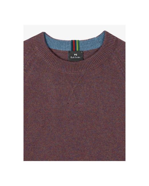 PS by Paul Smith Purple Round-Neck Knitwear for men