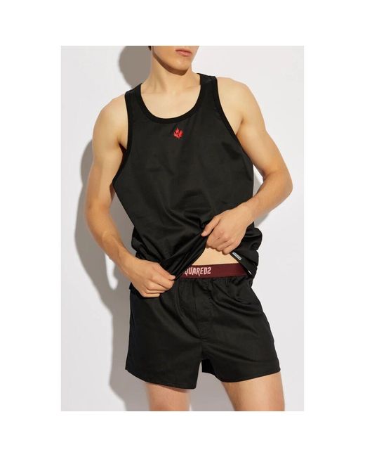 DSquared² Top aus der unterwäschekollektion in Black für Herren