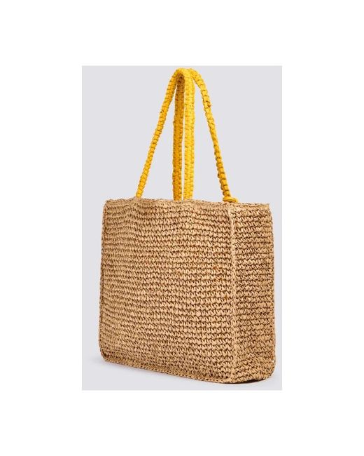Sundek Strohtasche in Yellow für Herren