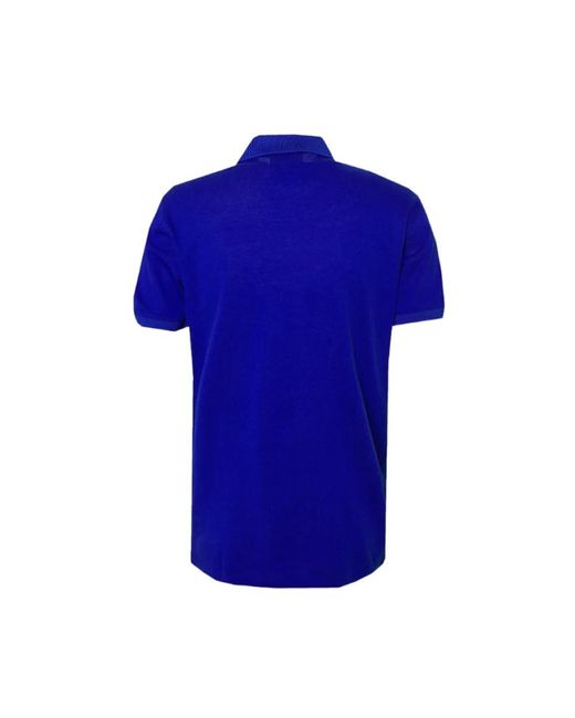 Emporio Armani Blue Polo Shirts for men