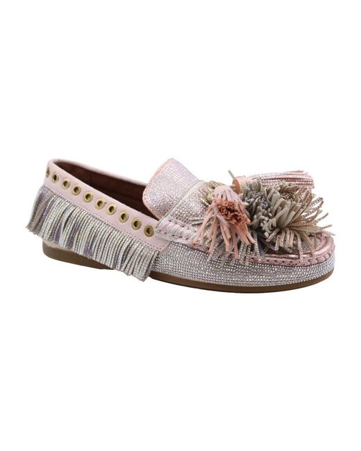 Kurt Geiger Pink Loafers