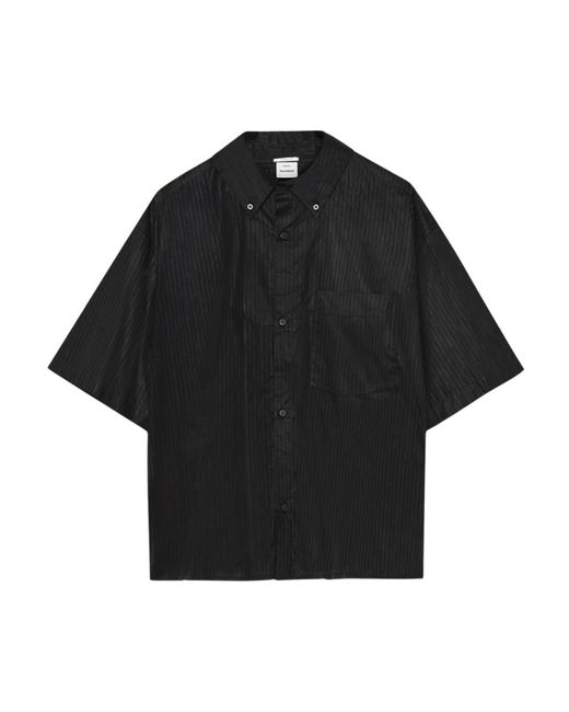 Won Hundred Black Short Sleeve Shirts for men