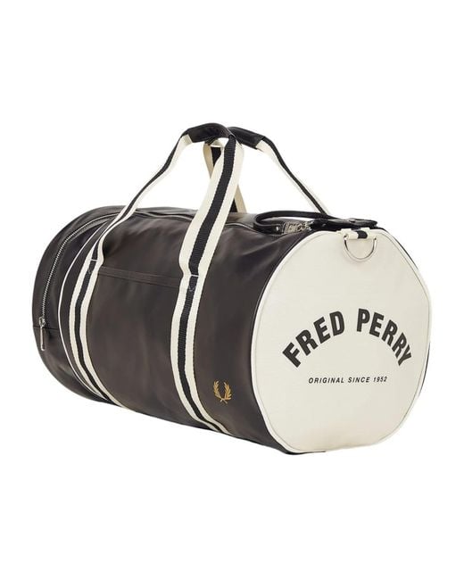 Fred Perry Black Weekend Bags for men