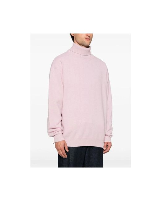 Dries Van Noten Pink Turtlenecks for men