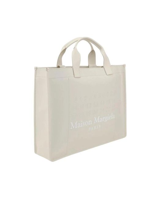 Maison Margiela Tote Bags in het Natural