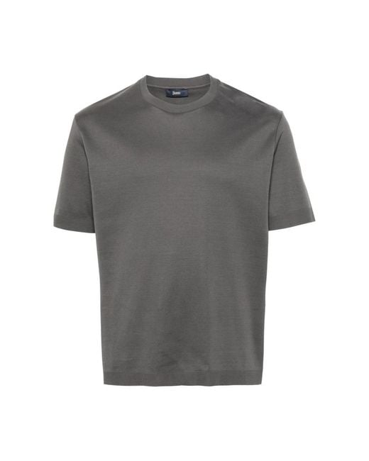 Herno Gray T-Shirts for men