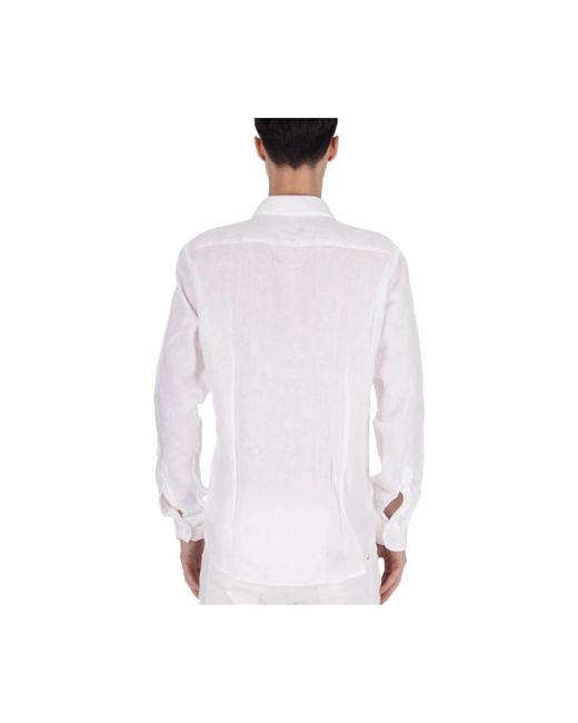 Altea Leinenhemd mercer stil in White für Herren