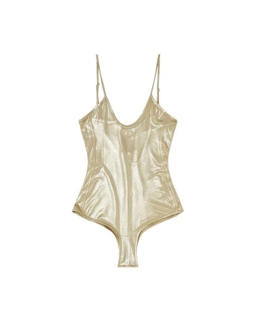 DIESEL Natural T-Imyny Shiny Jersey Bodysuit