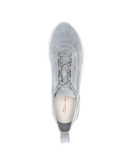 Santoni Sneakers in het White voor heren