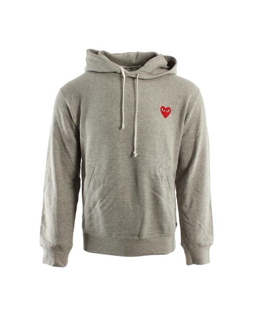 Comme des Garçons Gray Hoodies for men