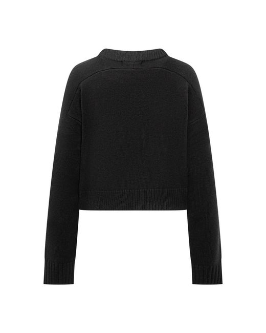 Loulou de Saison Black Round-Neck Knitwear