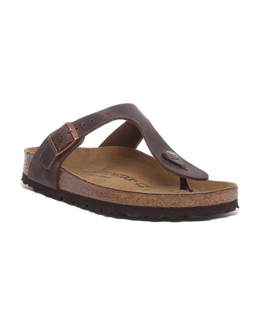 Birkenstock Brown Flip Flops