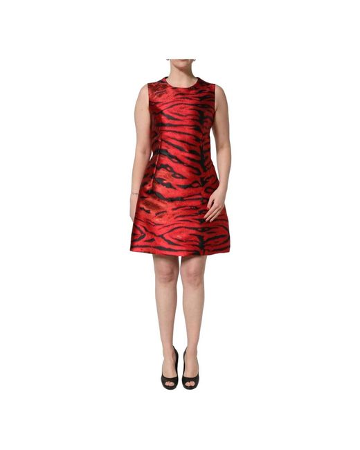 Dolce & Gabbana Red Short Dresses