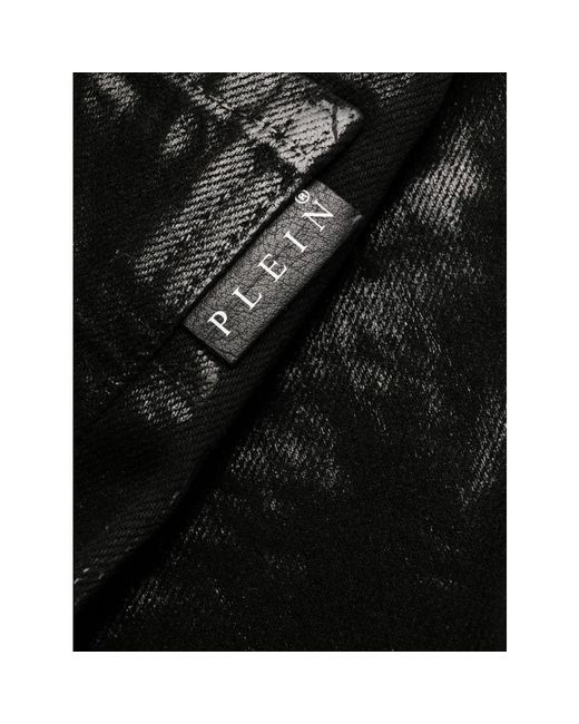 Philipp Plein Black Slim-Fit Trousers