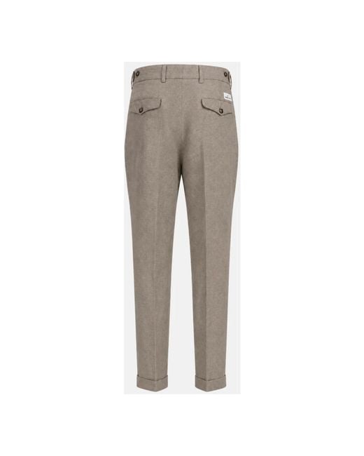 Manuel Ritz Gray Suit Trousers for men