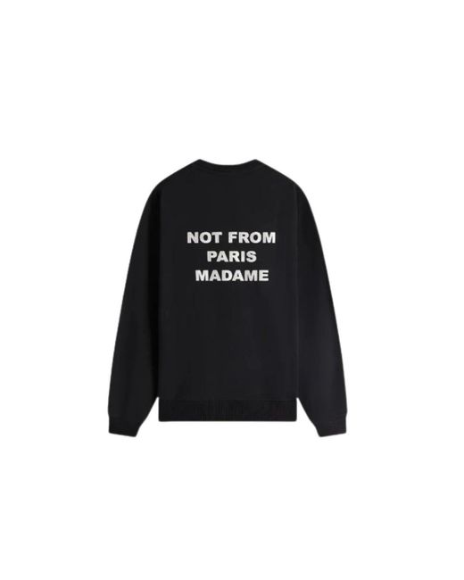 Drole de Monsieur Black Sweatshirts for men
