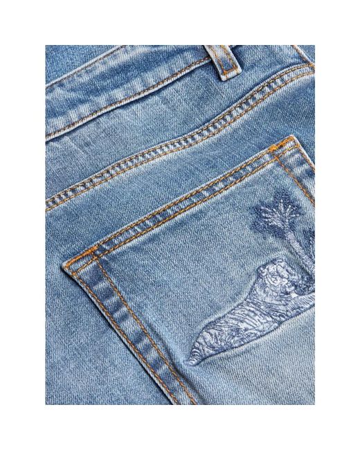 Etro Blue Slim Fit Jeans for men