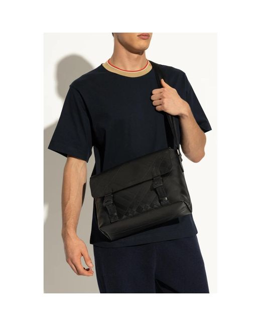 Burberry Black Shoulder Bags for men