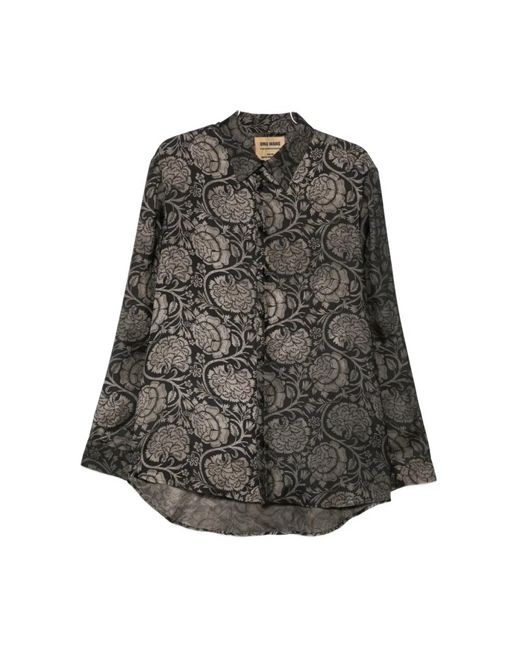 Uma Wang Gray Casual Shirts for men