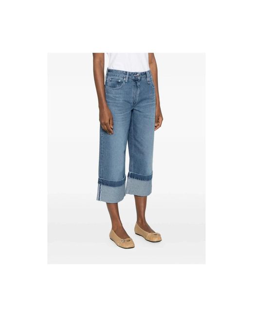 Simone Rocha Blue Cropped Jeans