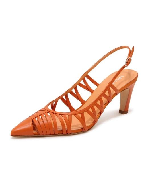 Pumps di Lella Baldi in Orange