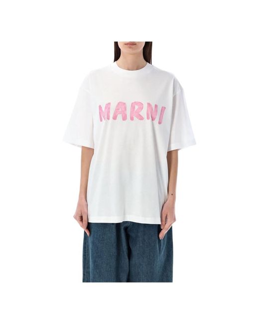 T-shirts Marni de color White