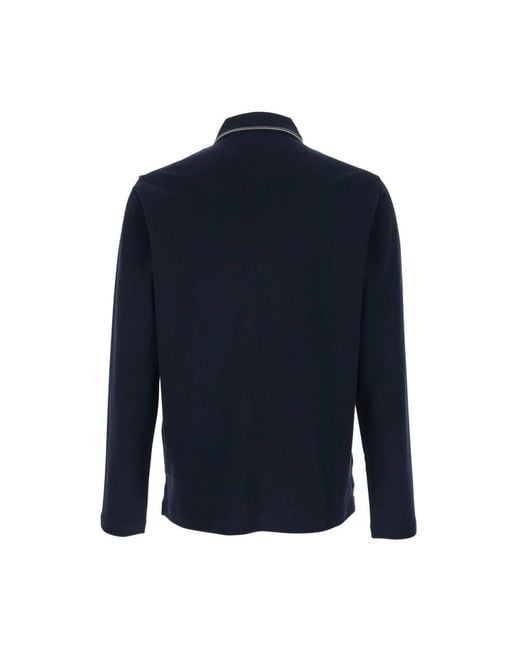 Emporio Armani Blue Polo Shirts for men