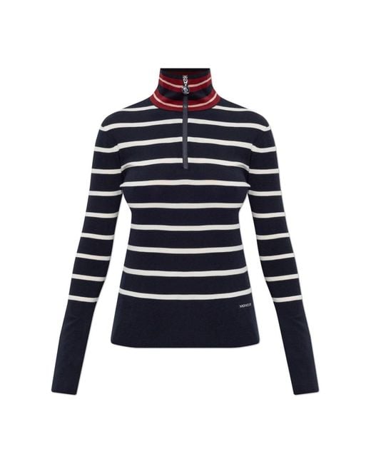 Moncler Blue Turtlenecks